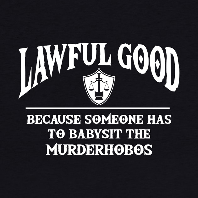 Lawful Good by NerdWordApparel